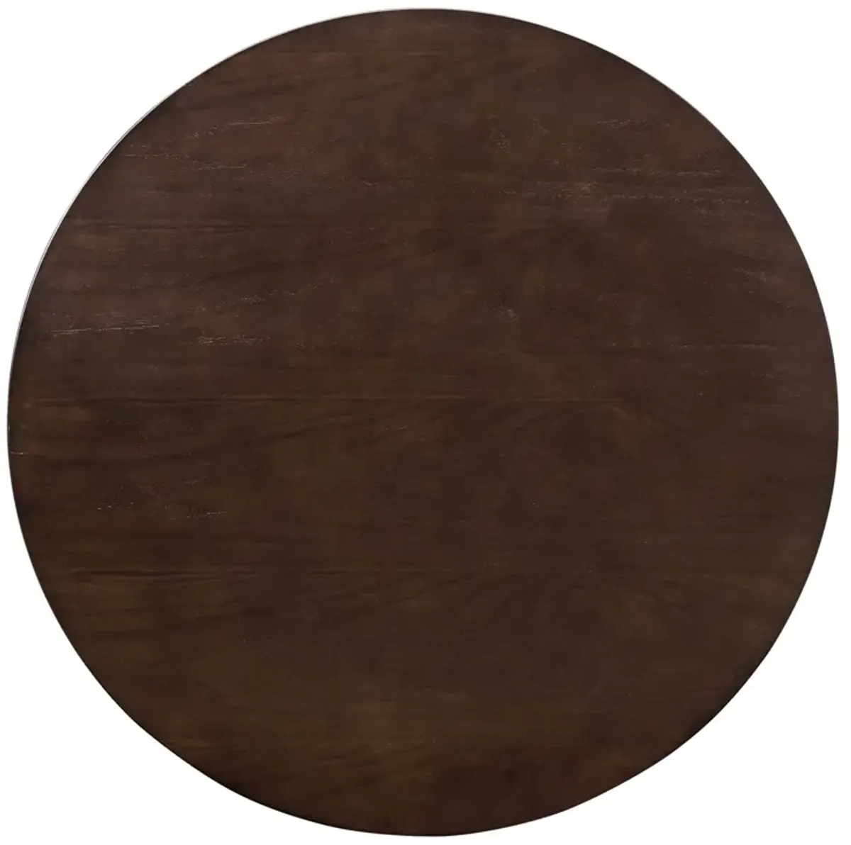 Verne 35" Dining Table by Modway Gold Cherry Walnut