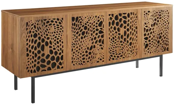 Yosemite 73" TV Stand by Modway Walnut