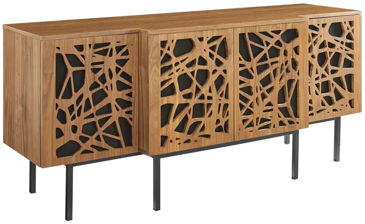 Telluride Sideboard by Modway Walnut