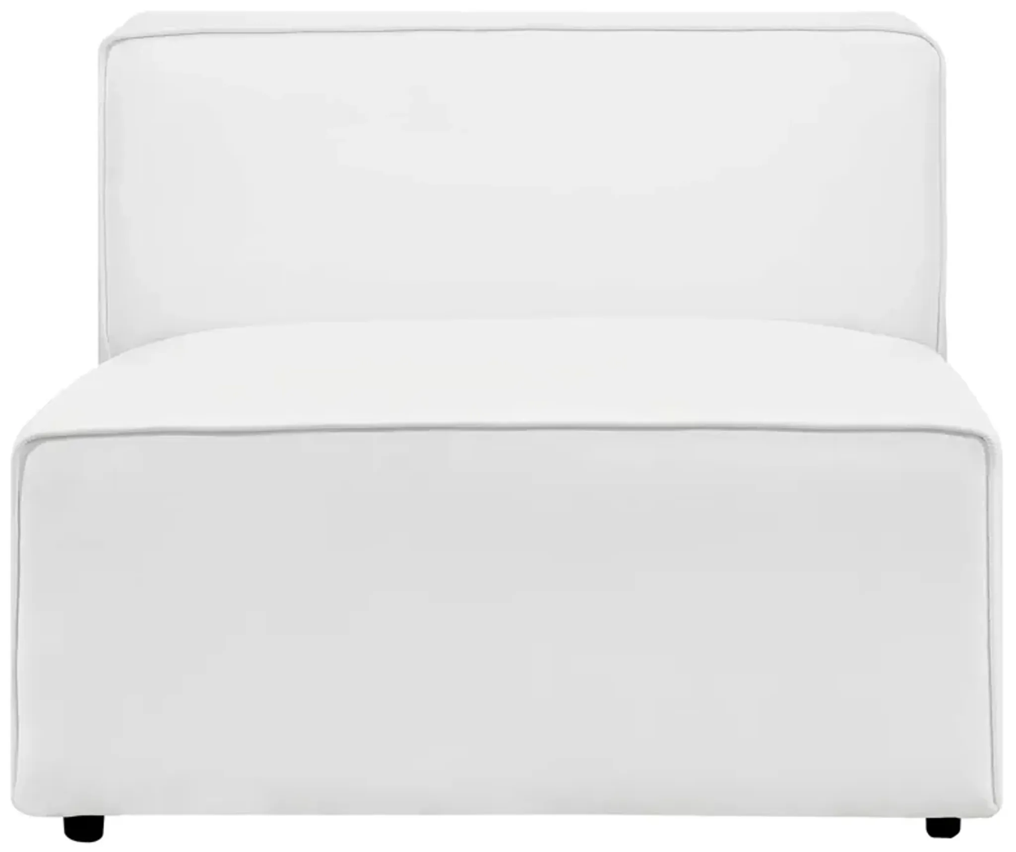 Mingle 7 Piece Vegan Leather Sectional Sofa By Modway White Lexmod ...