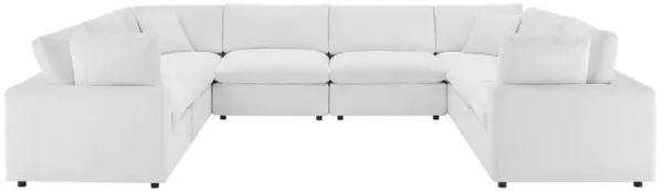 Commix 8-Piece Down Filled Overstuffed Performance Velvet Sectional Sofa by Modway