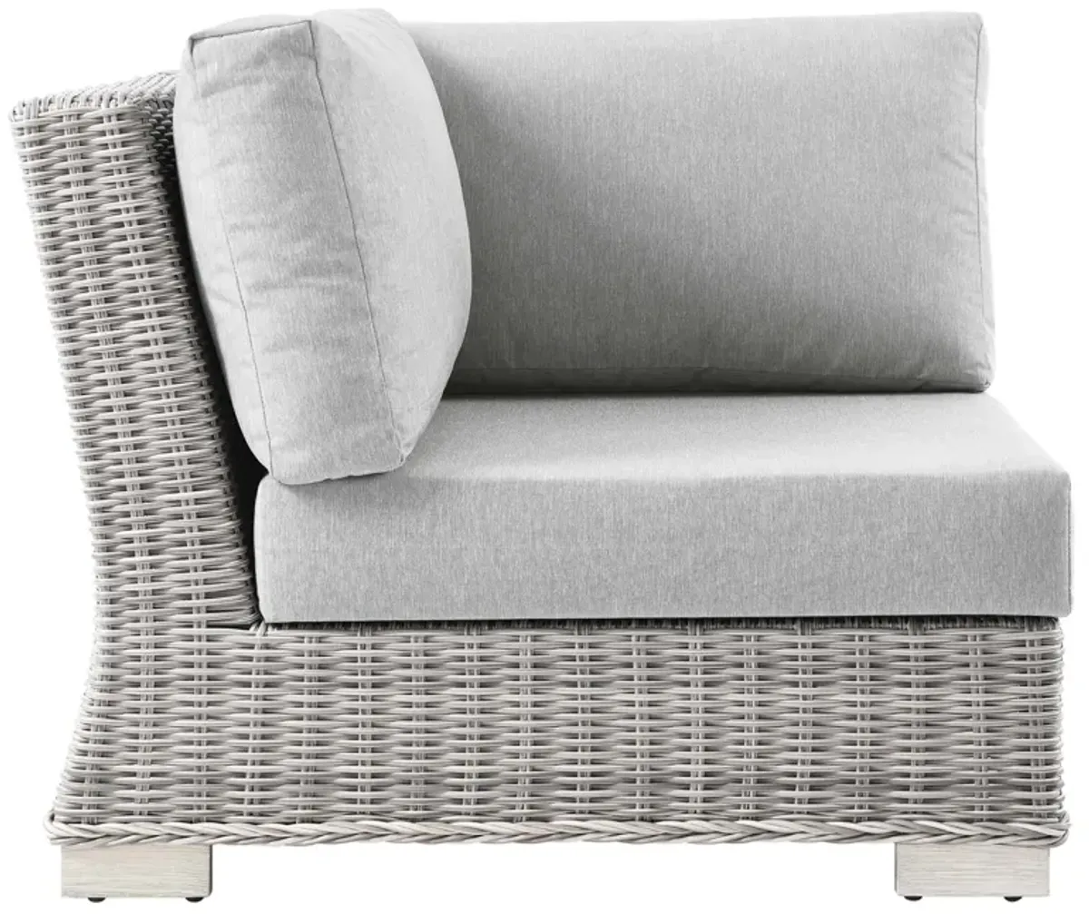 Conway Outdoor Patio Wicker Rattan Corner Chair by Modway