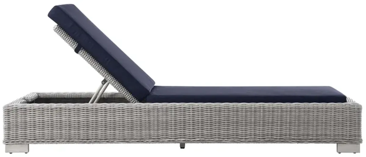 Conway Outdoor Patio Wicker Rattan Chaise Lounge by Modway