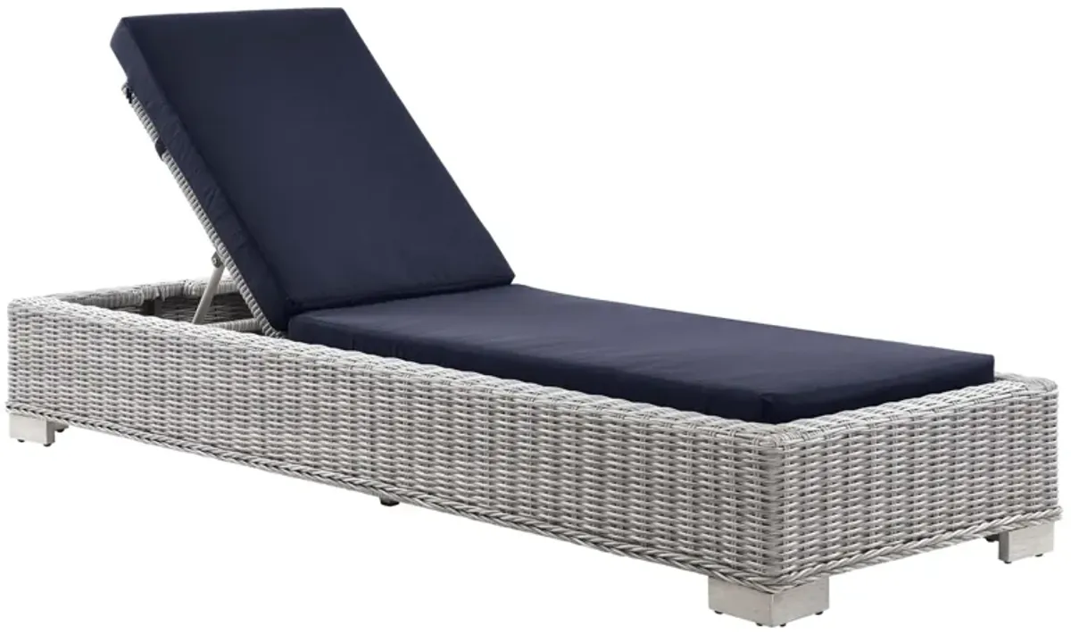 Conway Outdoor Patio Wicker Rattan Chaise Lounge by Modway