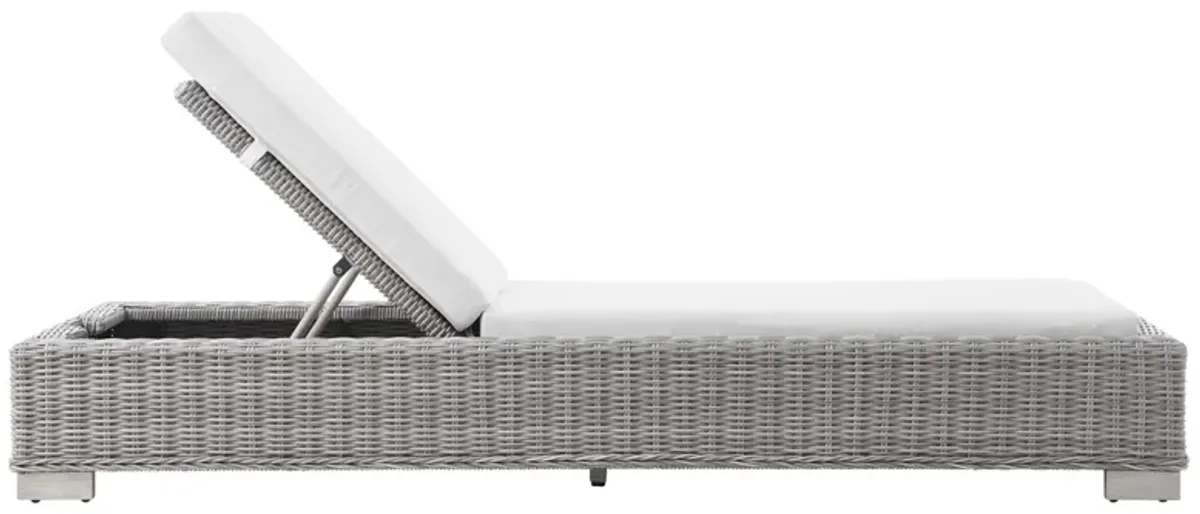 Conway Outdoor Patio Wicker Rattan Chaise Lounge by Modway