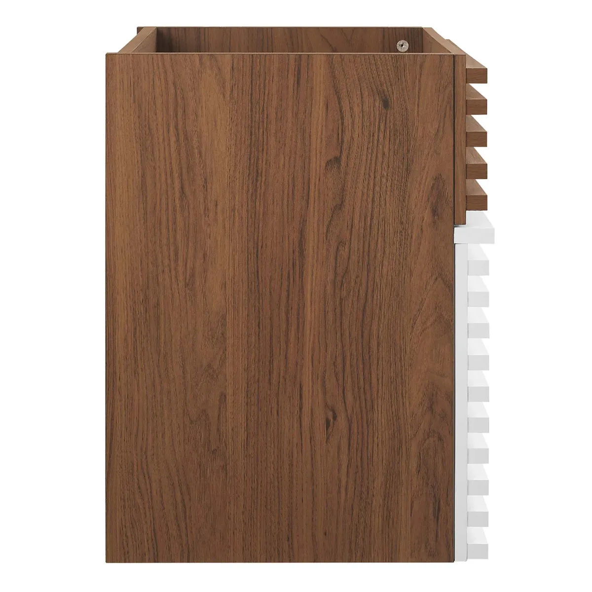 Render Wall-Mount Bathroom Cabinet Basin Not Included by Modway 18" / White Walnut