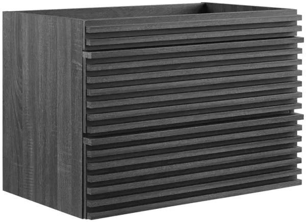 Render Wall-Mount Bathroom Cabinet Basin Not Included by Modway 30" / Charcoal