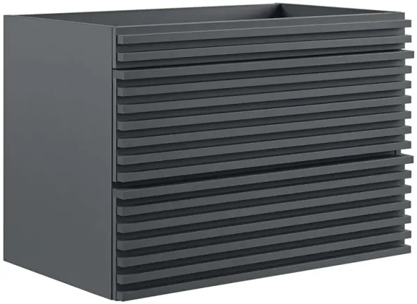 Render Wall-Mount Bathroom Cabinet Basin Not Included by Modway 30" / Gray