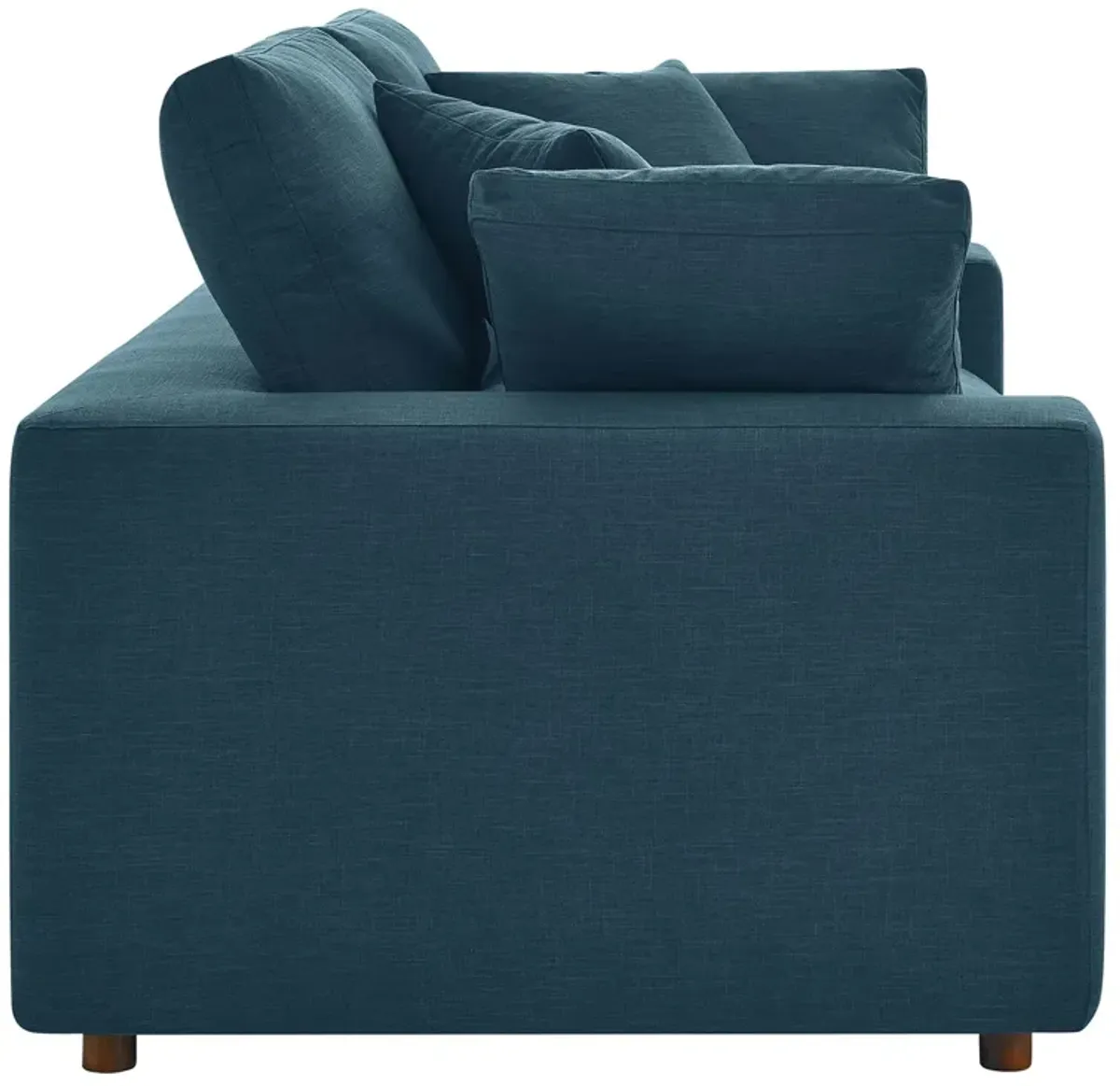 Commix Single Loveseat by Modway Azure