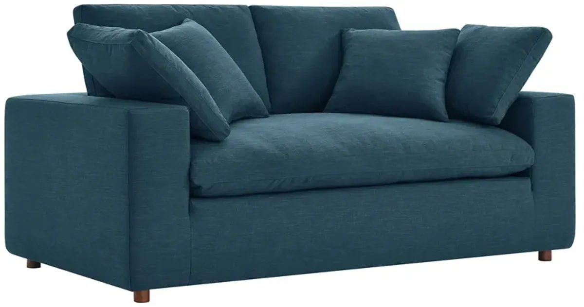 Commix Single Loveseat by Modway Azure