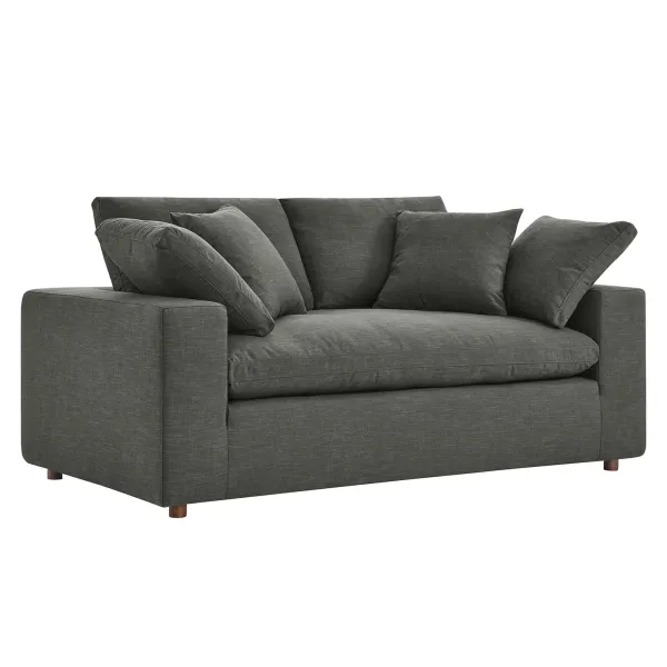 Commix Single Loveseat by Modway Gray