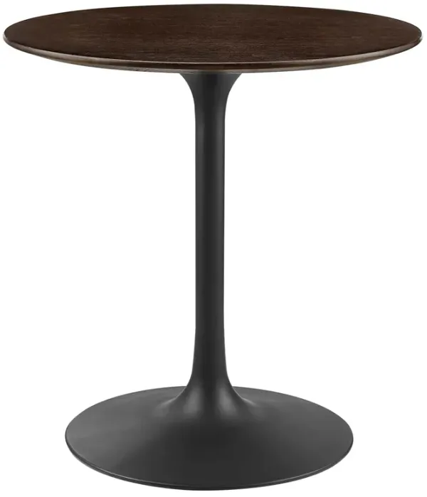 Lippa Round 28" Dining Table by Modway Wood / Black Cherry Walnut