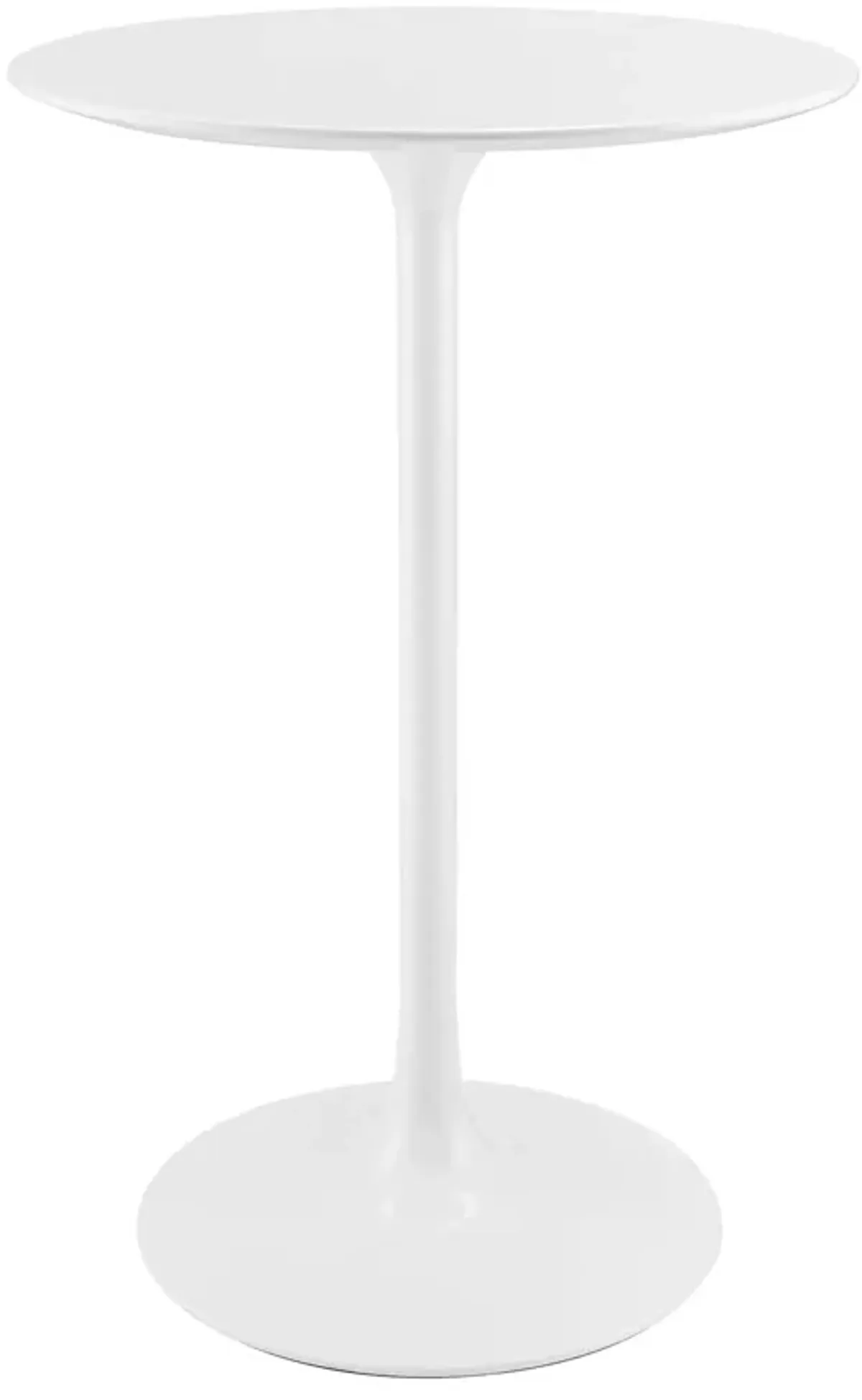 Lippa Round Wood Bar Table by Modway 28" / Black Natural