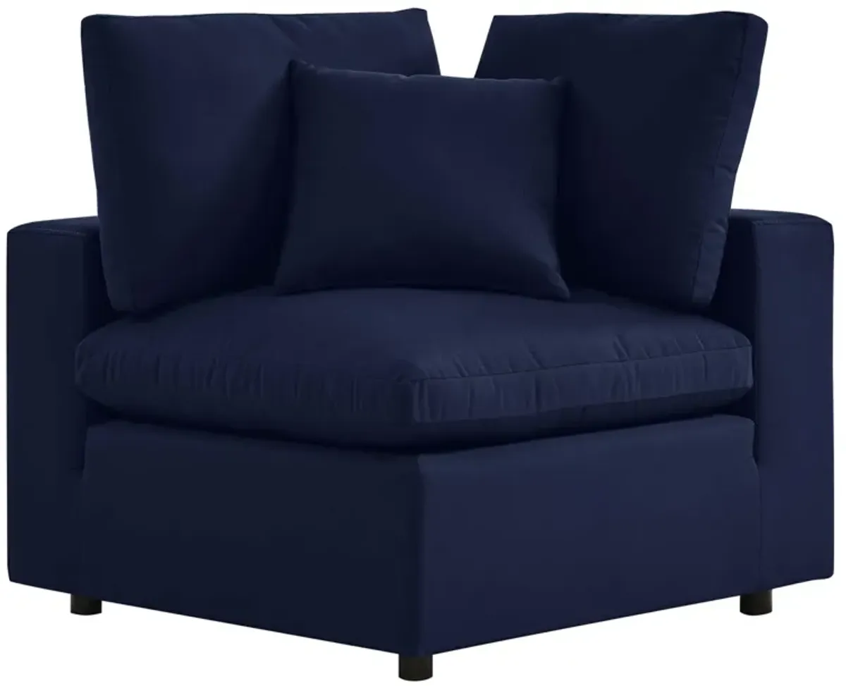 Commix Sunbrella® Outdoor Patio Corner Chair by Modway Navy