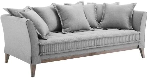 Rowan Fabric Sofa by Modway Light Gray