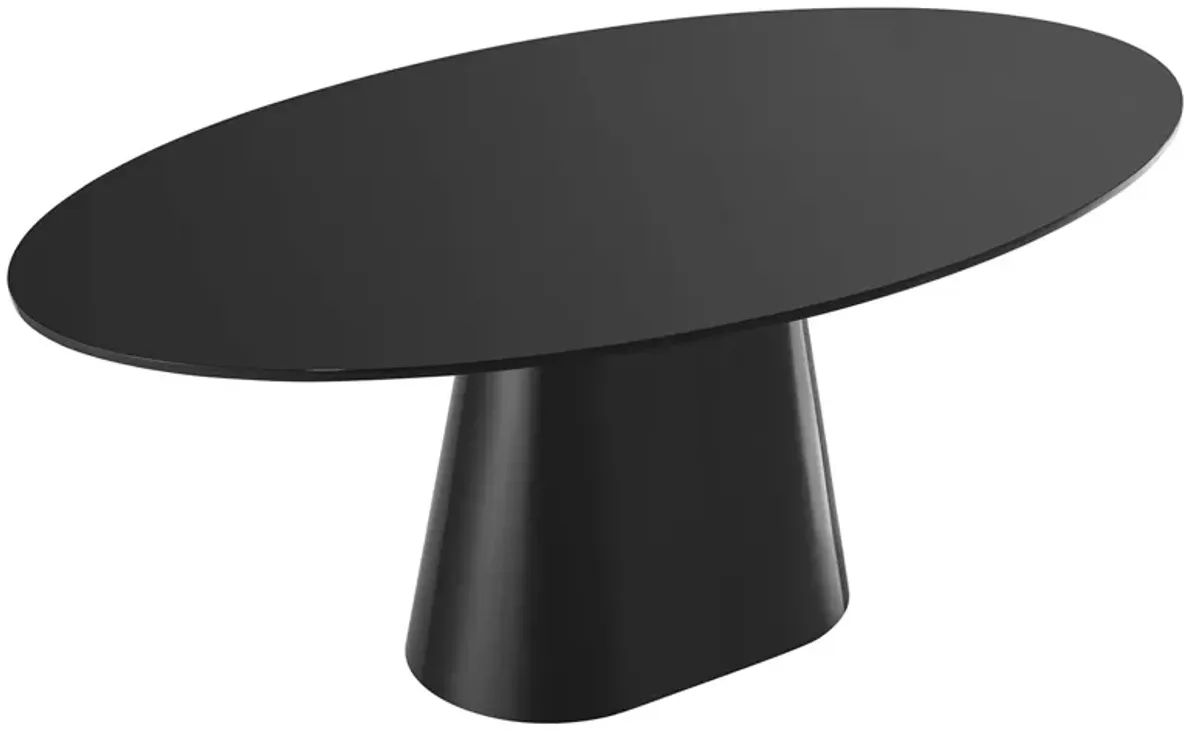 Provision 75" Oval Dining Table by Modway White
