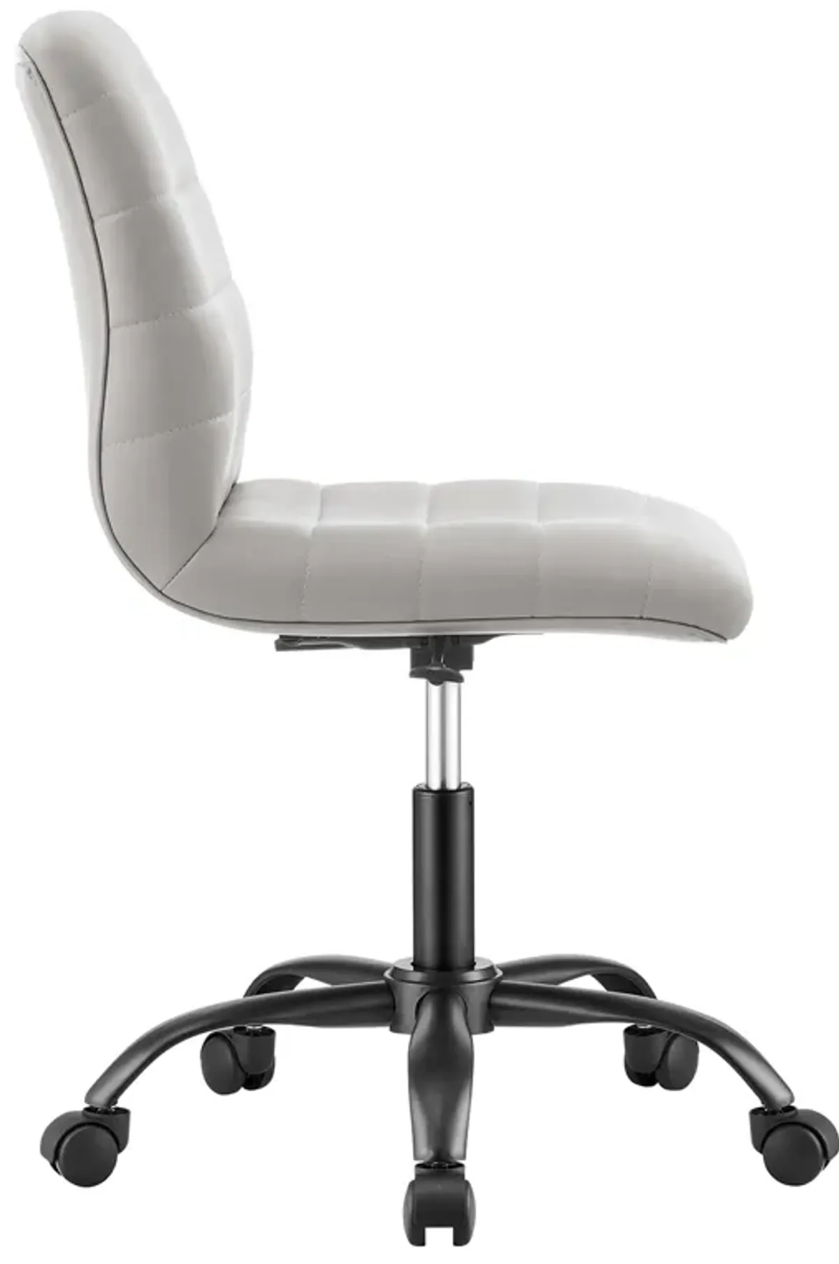 Ripple Armless Vegan Leather Office Chair by Modway