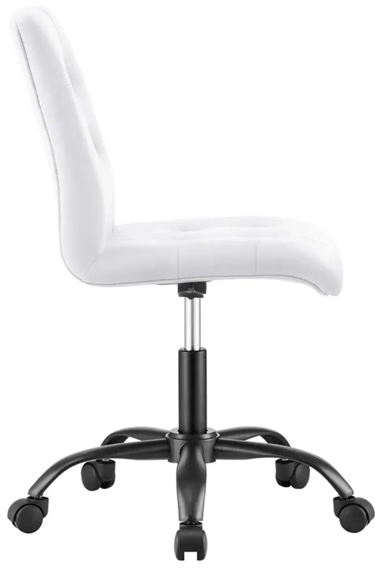 Prim Armless Vegan Leather Office Chair by Modway