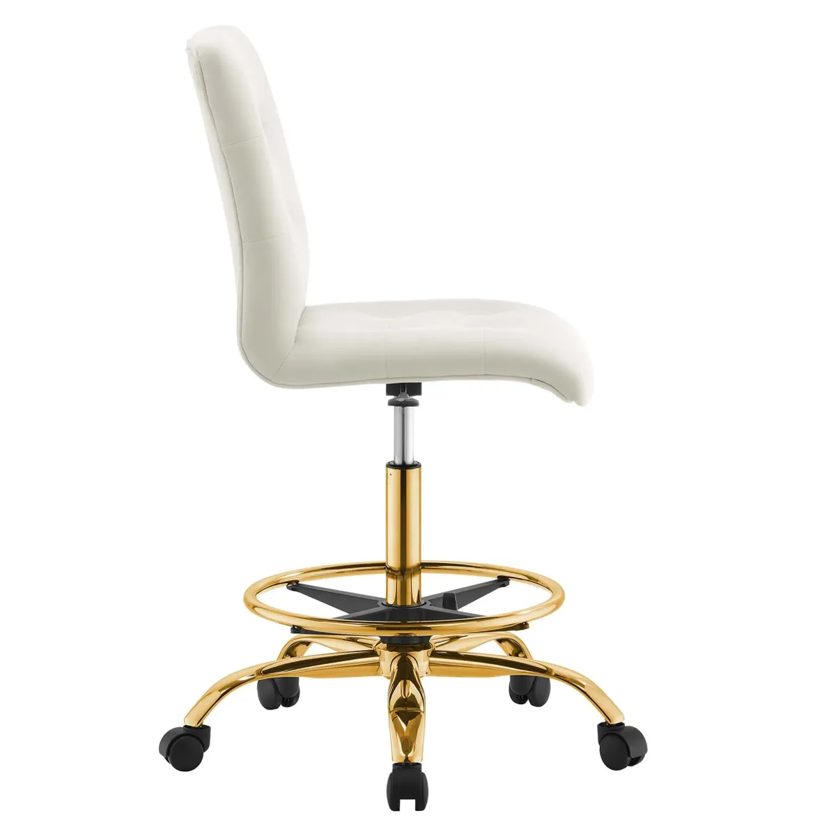 Prim Armless Performance Velvet Drafting Chair by Modway