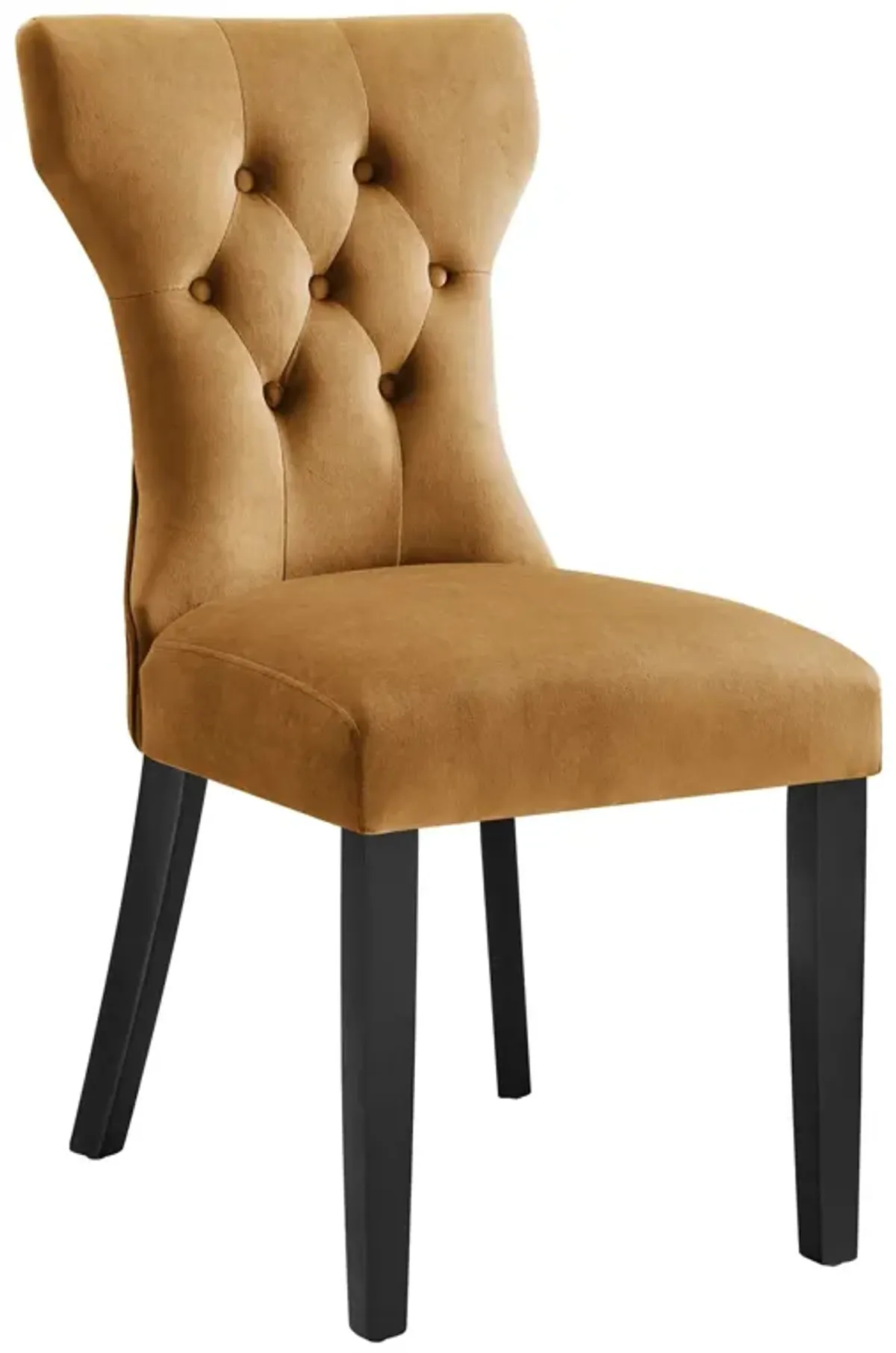 Silhouette Performance Velvet Dining Chairs - Set of 2 by Modway