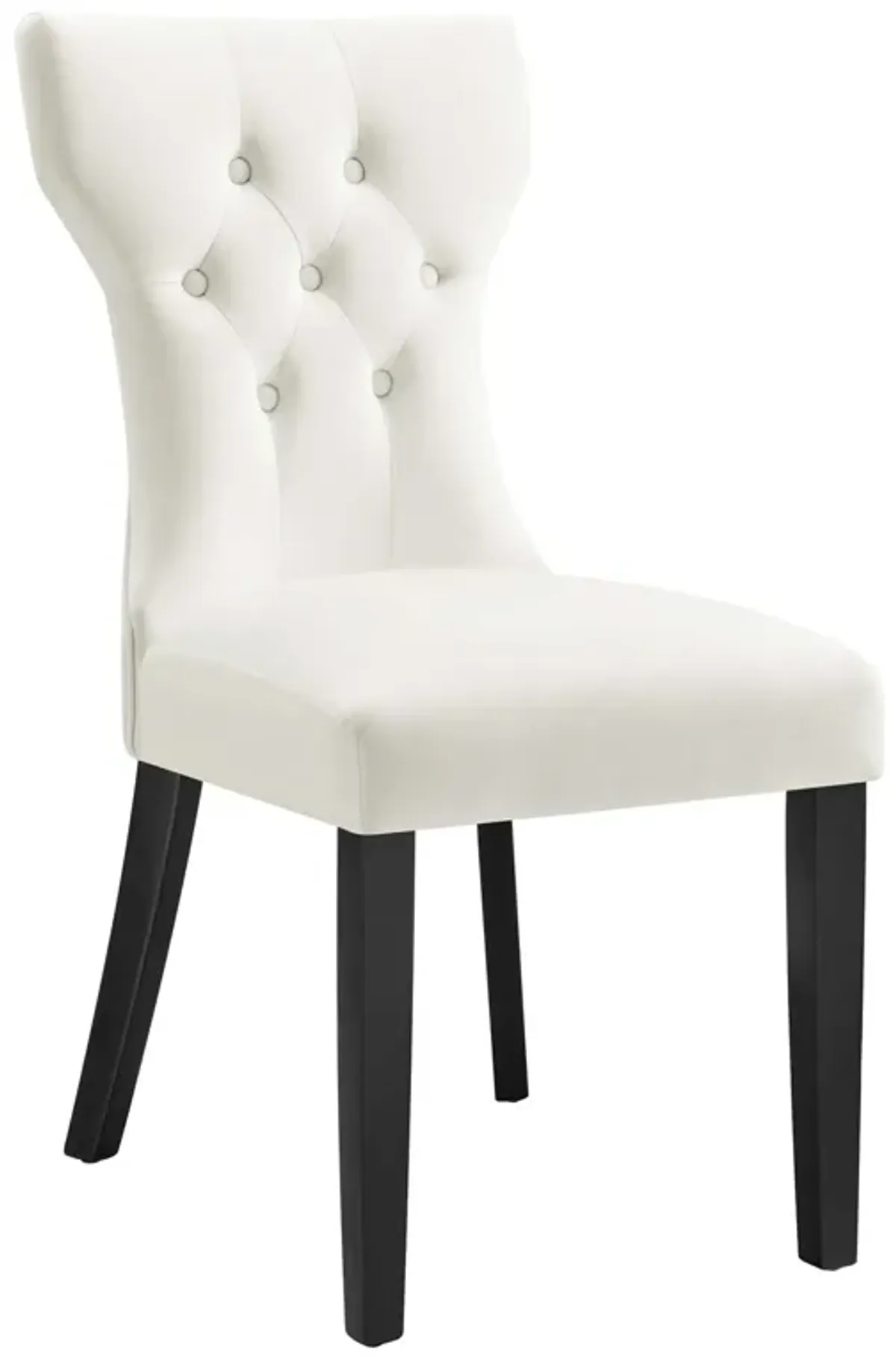 Silhouette Performance Velvet Dining Chairs - Set of 2 by Modway