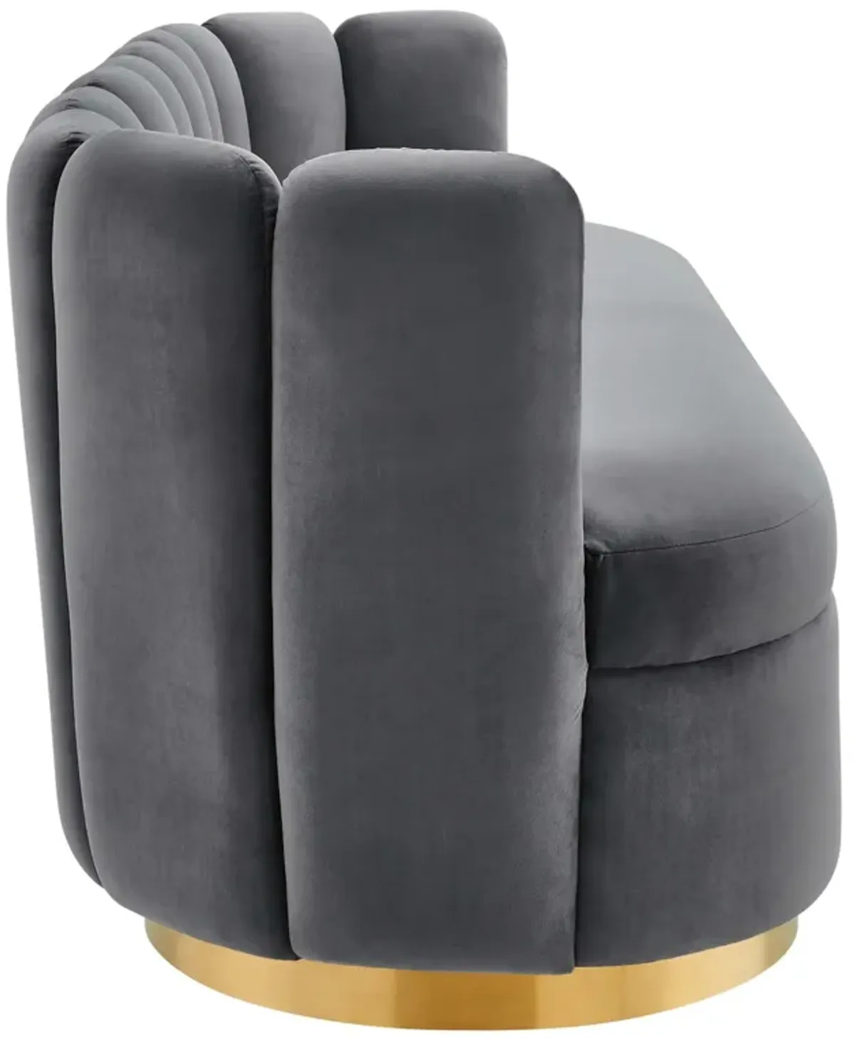 Victoria Channel Tufted Performance Velvet Sofa by Modway