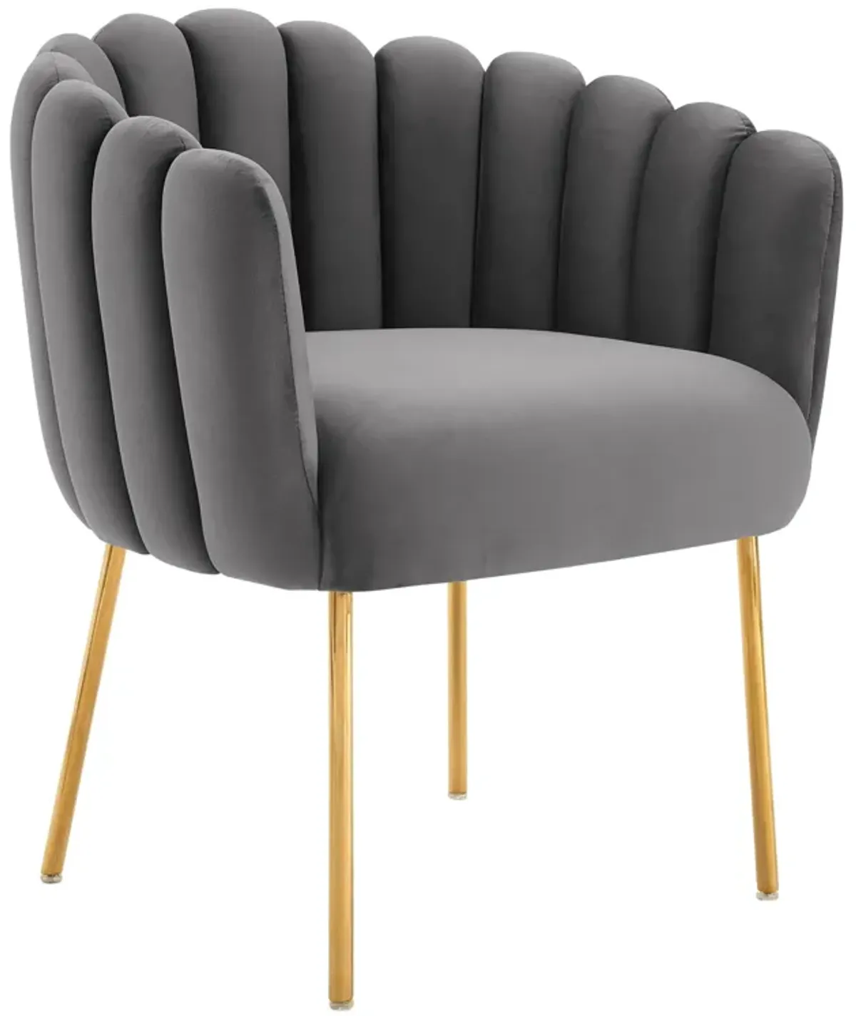 Sanna Channel Tufted Performance Velvet Armchair by Modway Mint