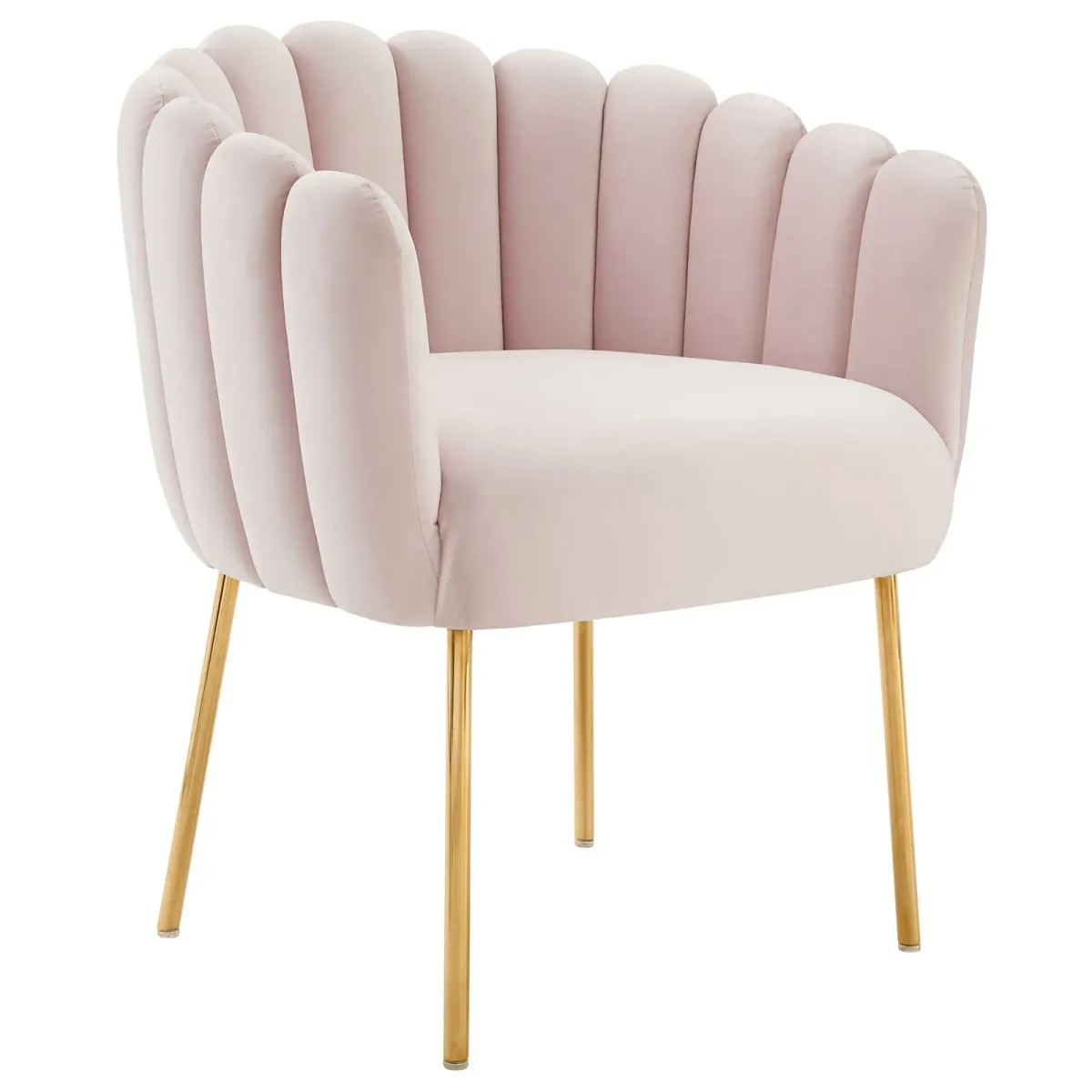Sanna Channel Tufted Performance Velvet Armchair by Modway