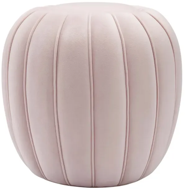 Celebrate Channel Tufted Performance Velvet Ottoman by Modway Pink