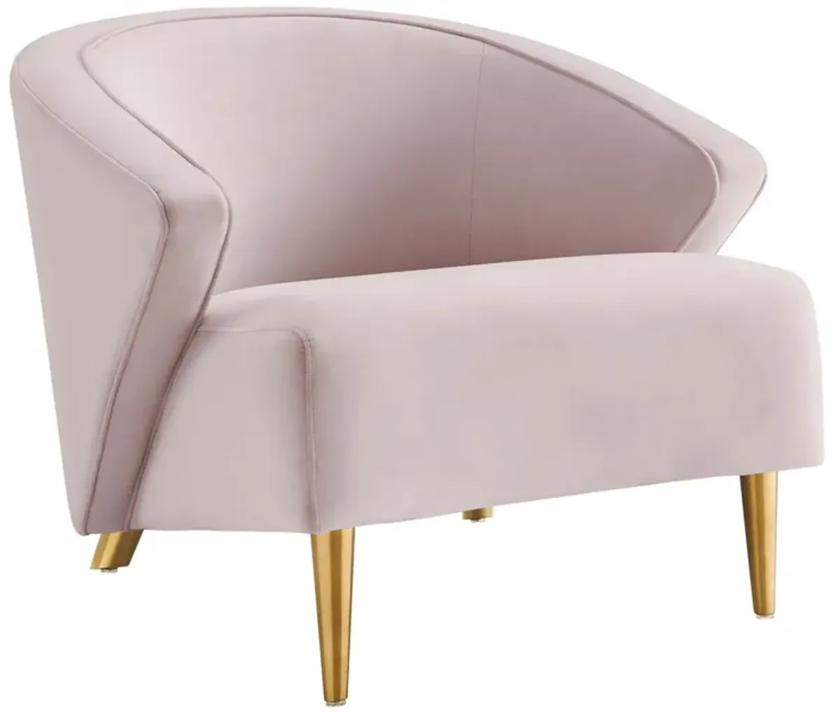 Odyssey Performance Velvet Armchair by Modway Pink