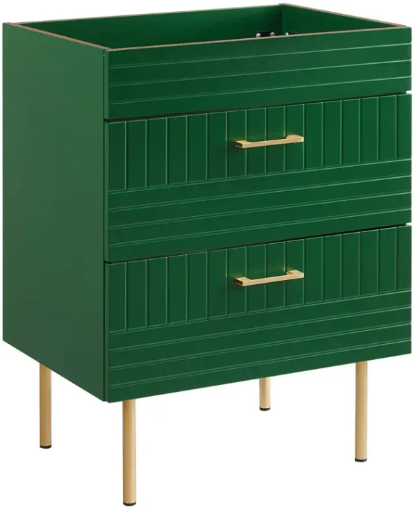 Daybreak 24" Bathroom Vanity Cabinet (Sink Basin Not Included) by Modway 24" / Green