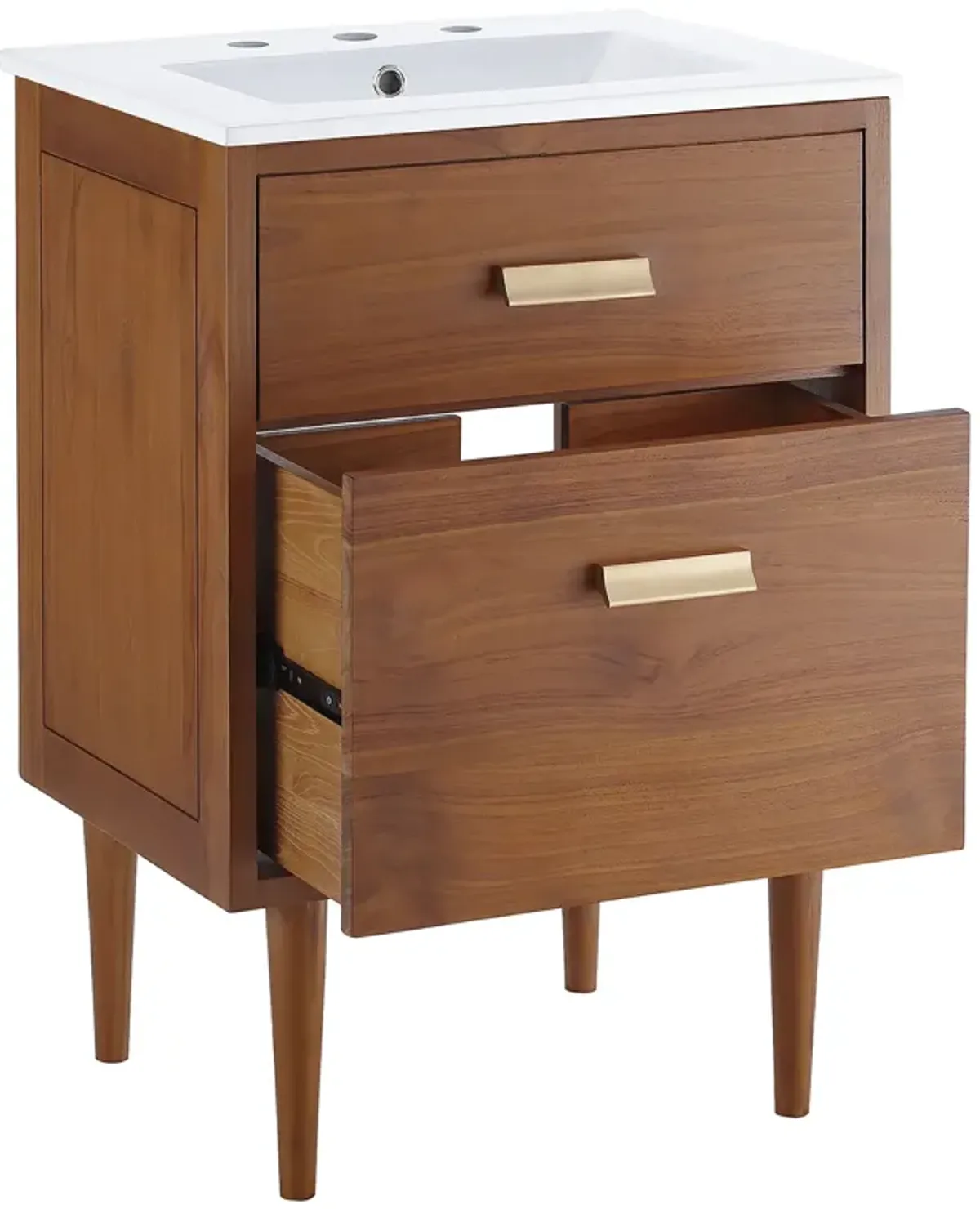 Cassia Bathroom Vanity Basin Included by Modway 24" / Natural White