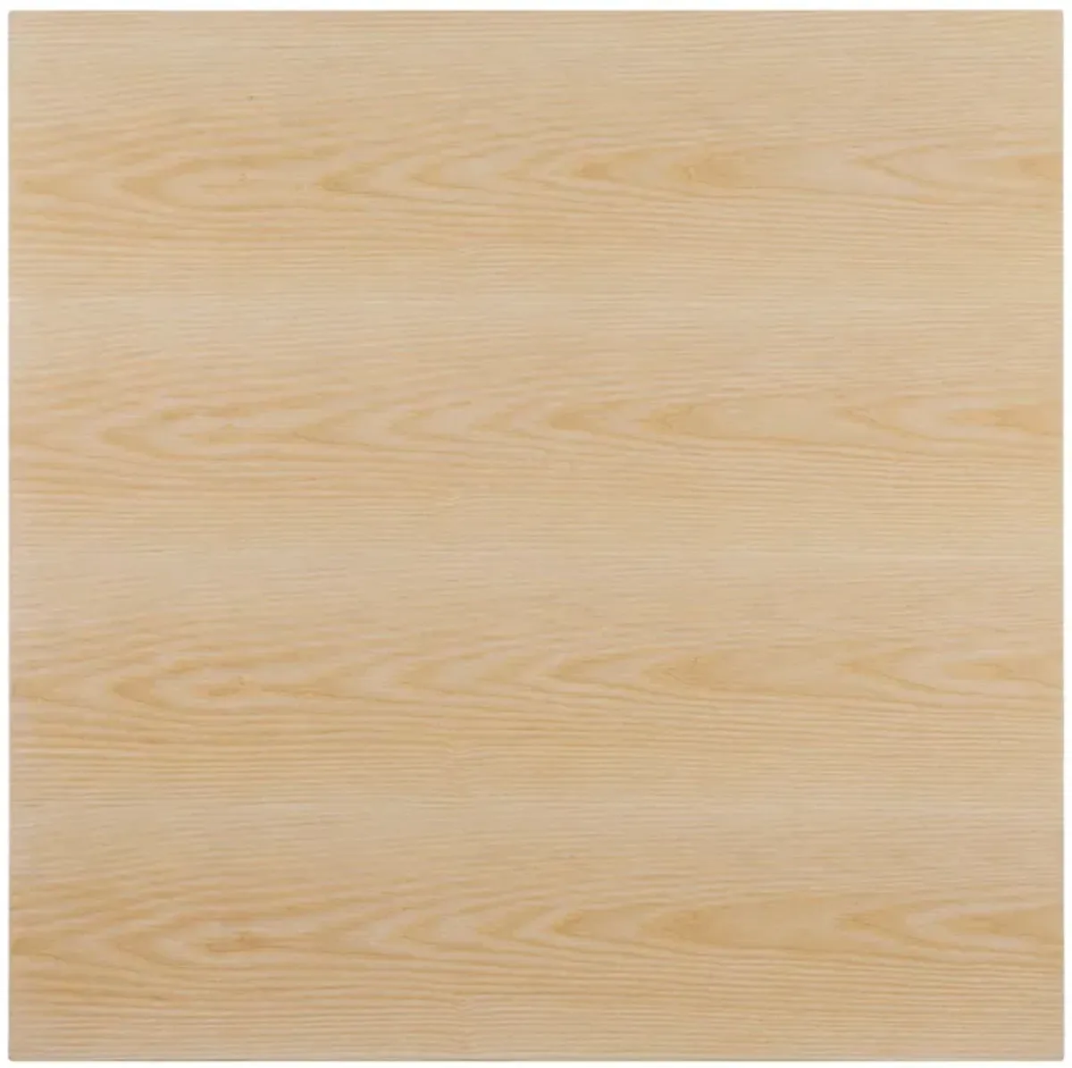 Zinque 36" Square Dining Table by Modway Gold Natural