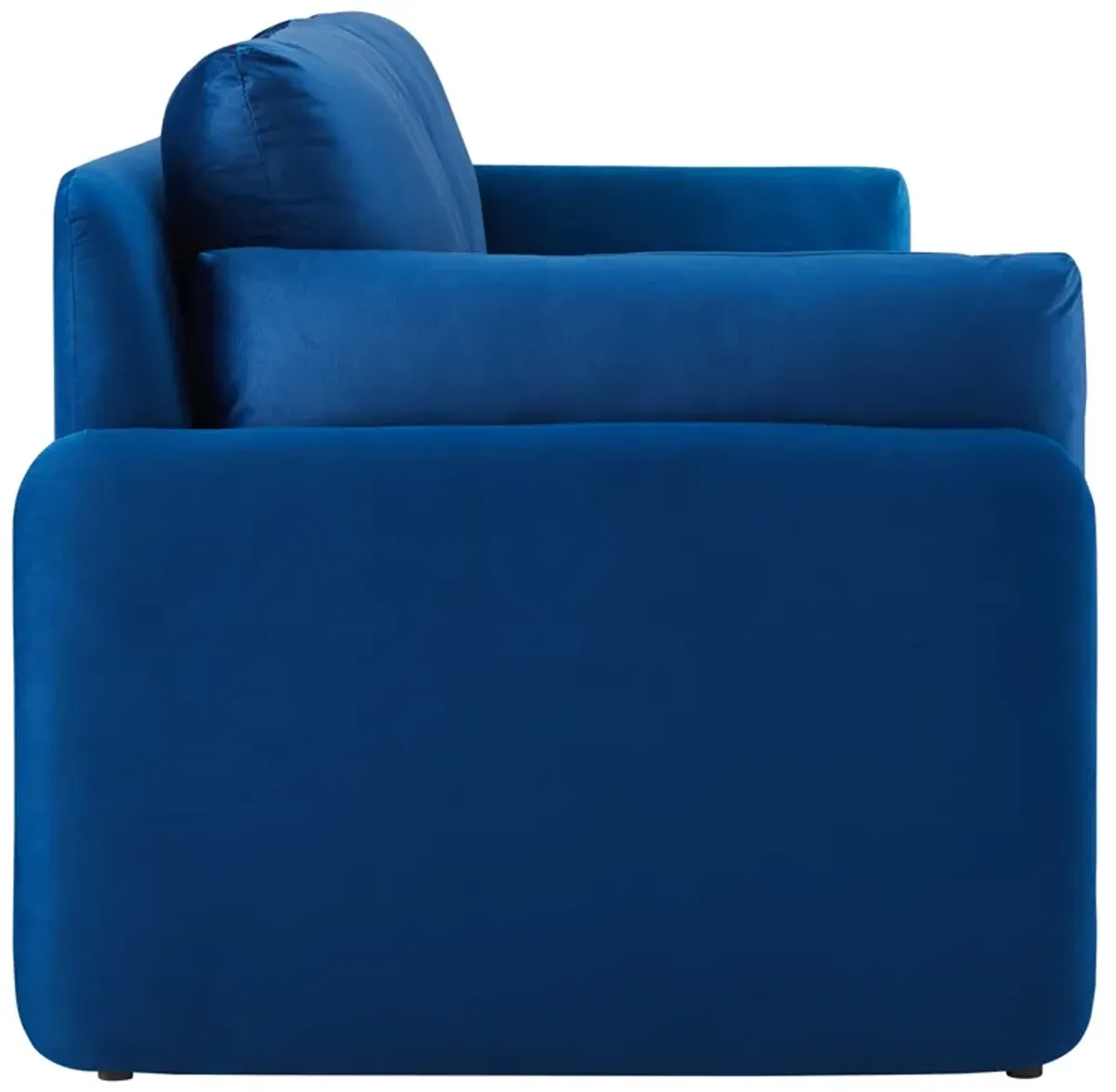 Indicate Performance Velvet Sofa by Modway Navy