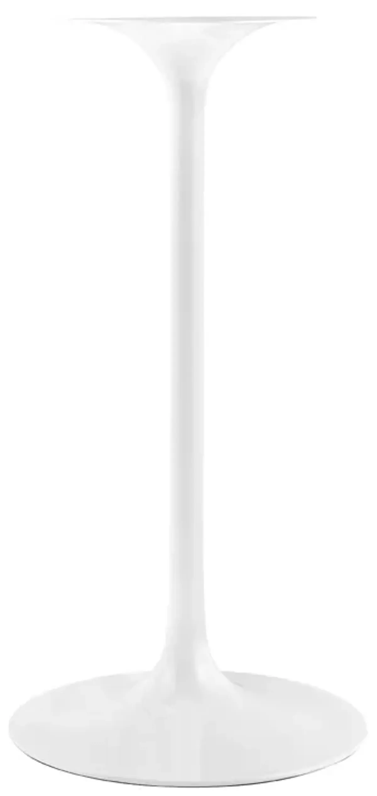 Lippa Round Artificial Marble Bar Table by Modway 28" / White Black