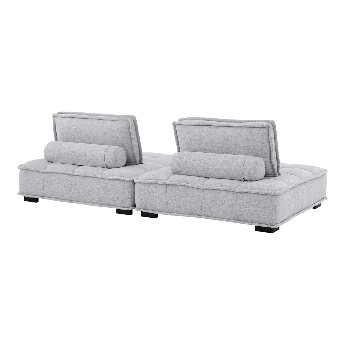 Saunter 2-Piece Tufted Fabric Fabric Loveseat by Modway