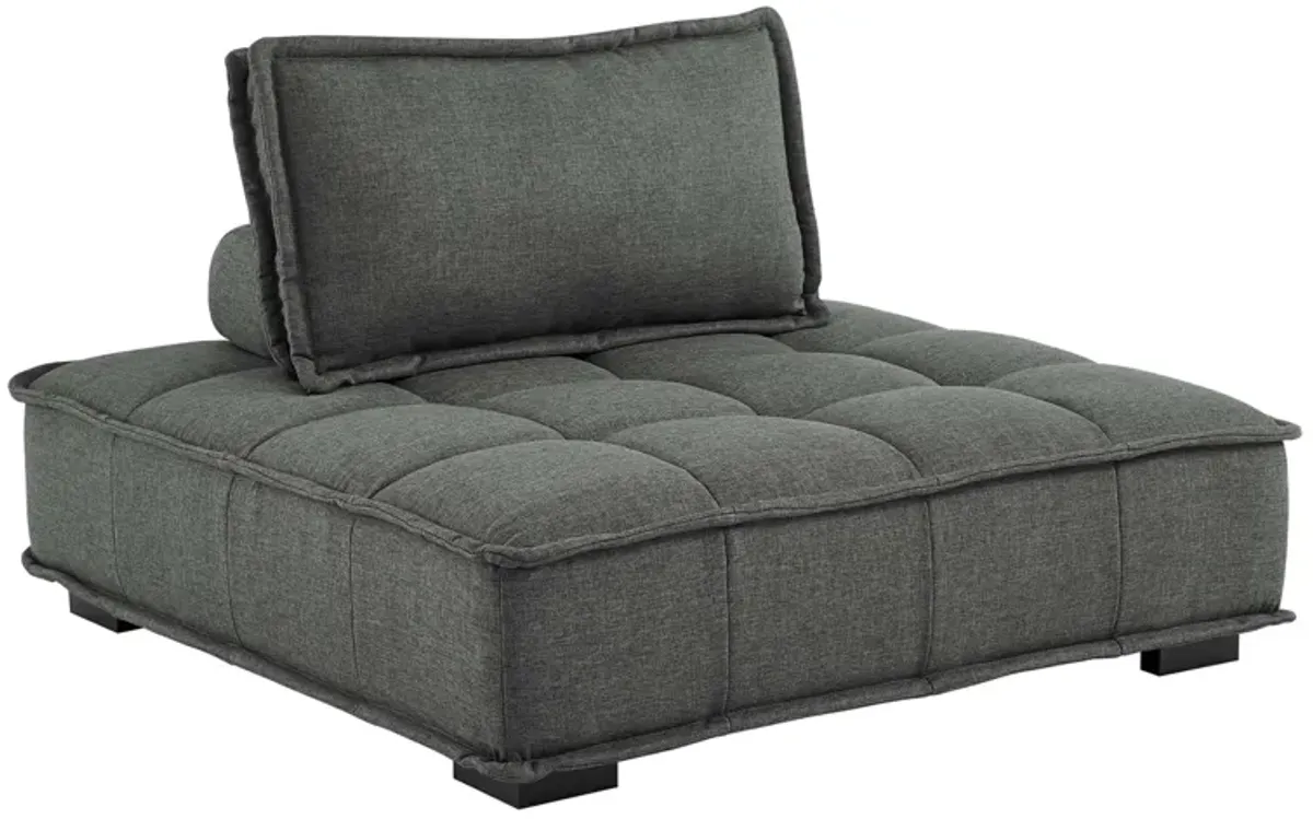Saunter 4-Piece Tufted Fabric Fabric Sectional Sofa by Modway