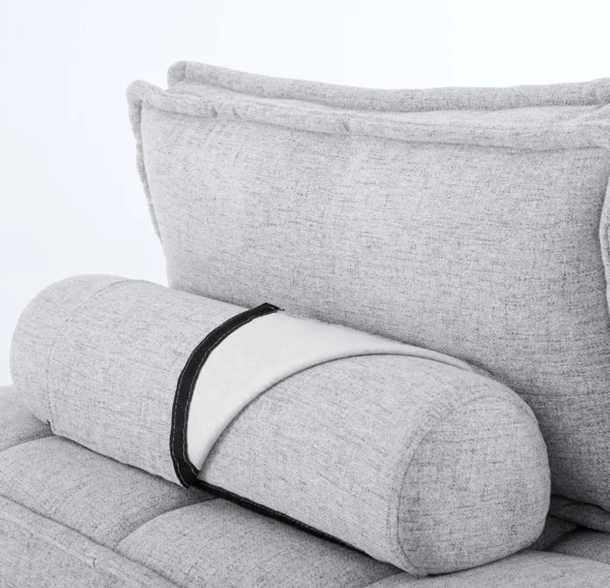 Saunter 5-Piece Tufted Fabric Fabric Sectional Sofa by Modway