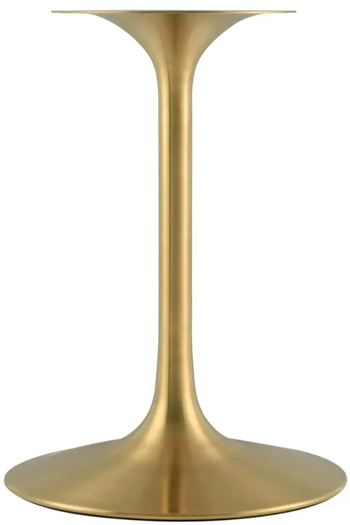 Lippa Round 28" Dining Table by Modway Faux Marble / Gold Black