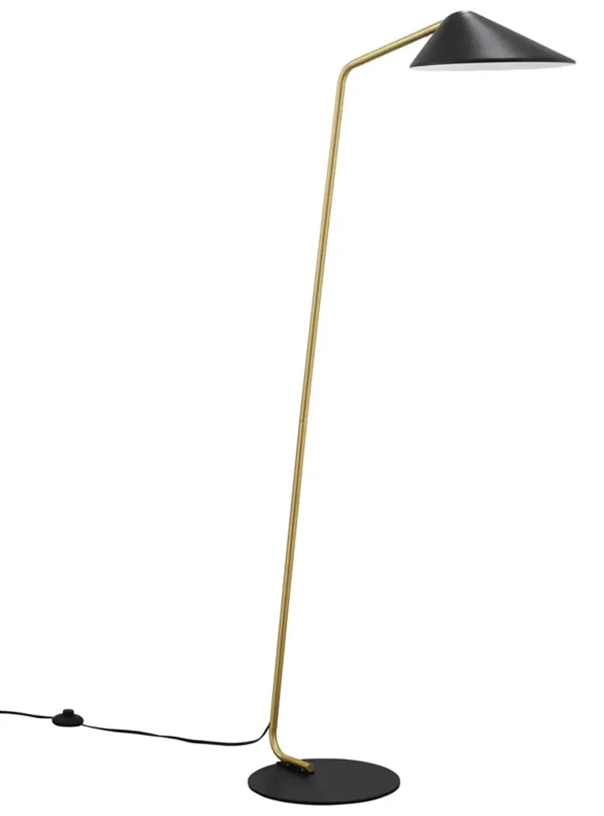 Journey Standing Floor Lamp by Modway Black