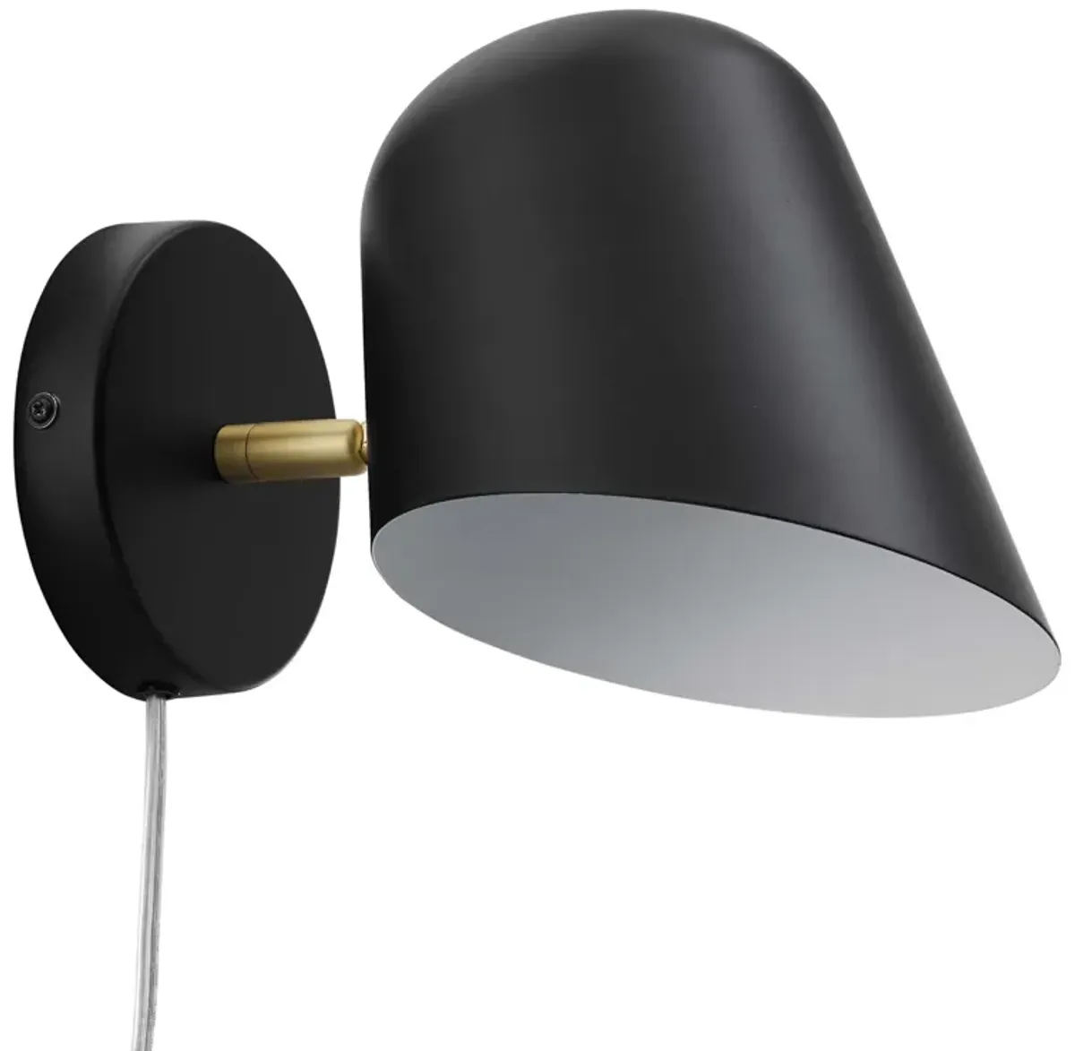Briana Swivel Wall Sconce by Modway Black