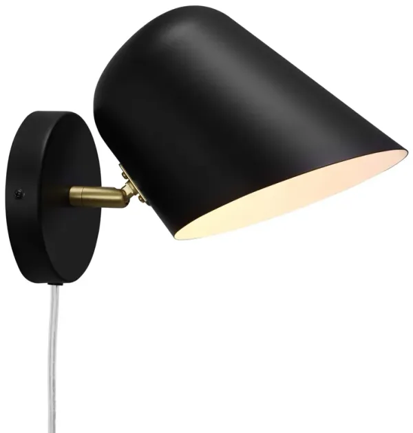 Briana Swivel Wall Sconce by Modway Black