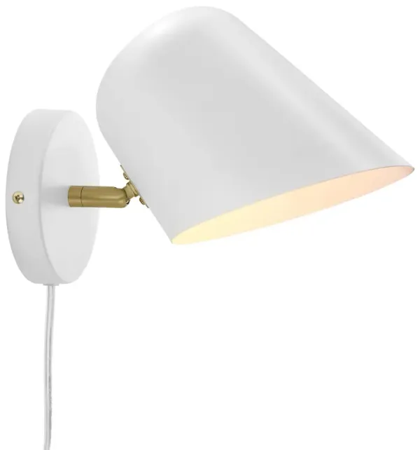 Briana Swivel Wall Sconce by Modway White