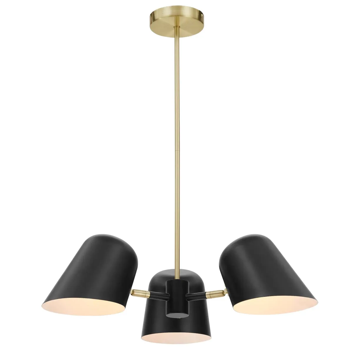 Briana 3-Light Pendant Light by Modway Black