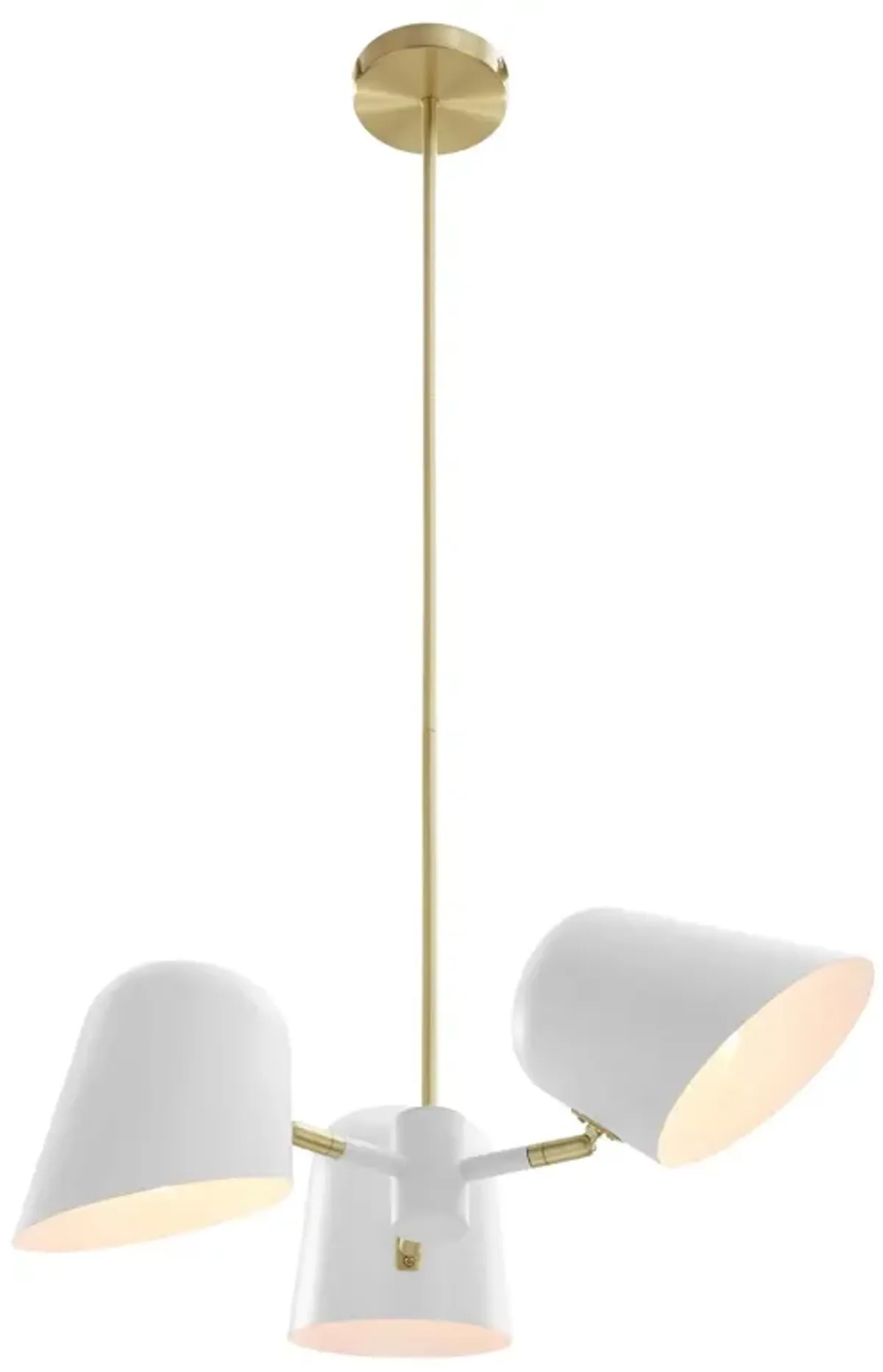 Briana 3-Light Pendant Light by Modway White