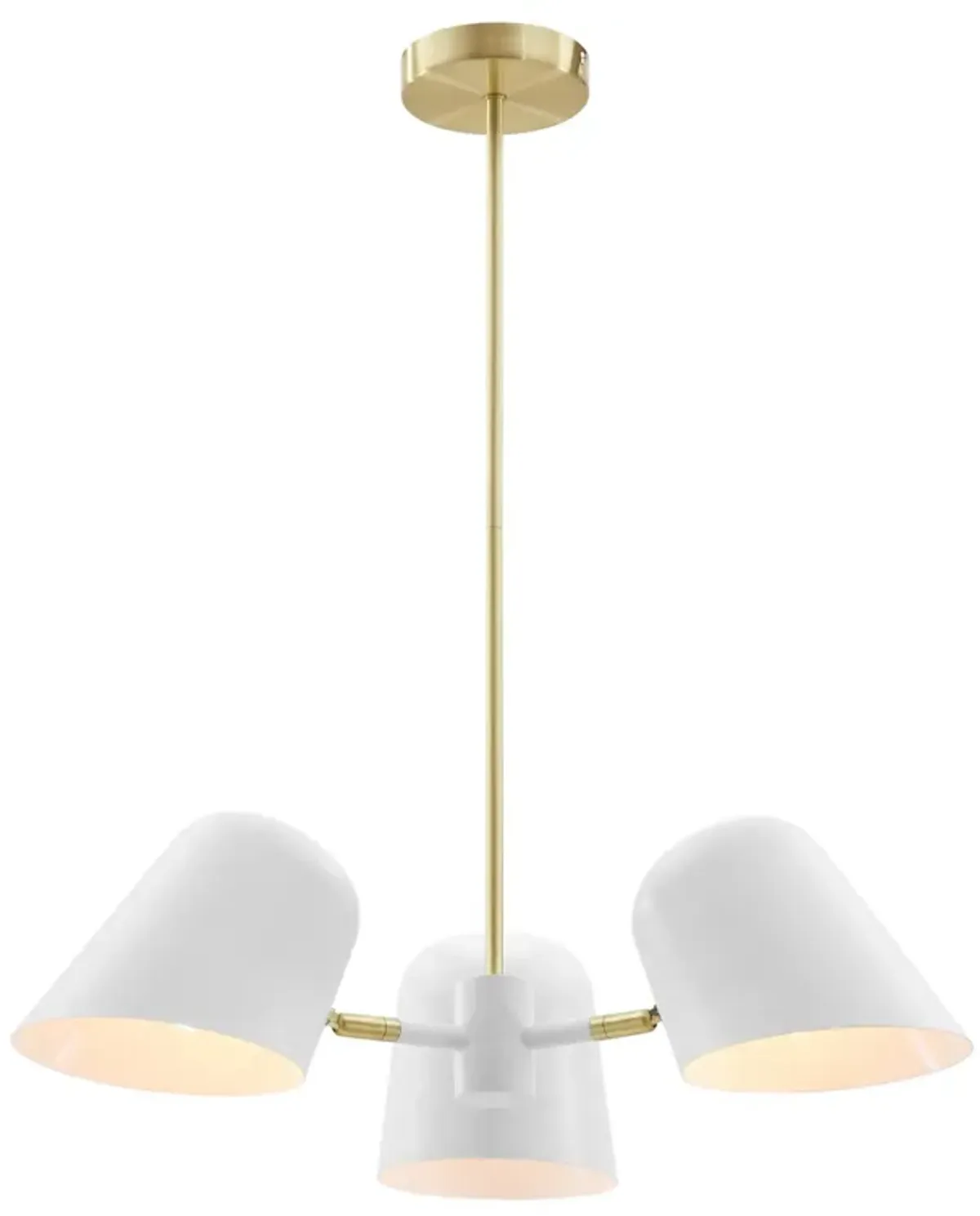 Briana 3-Light Pendant Light by Modway White
