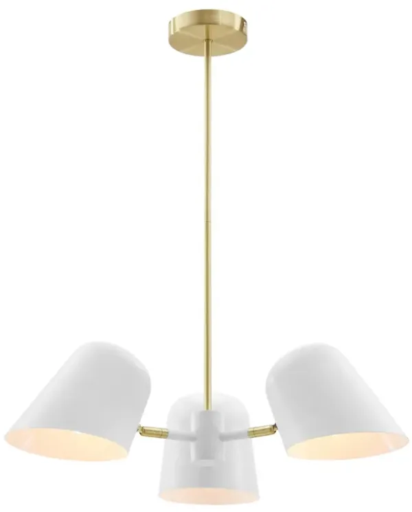Briana 3-Light Pendant Light by Modway White