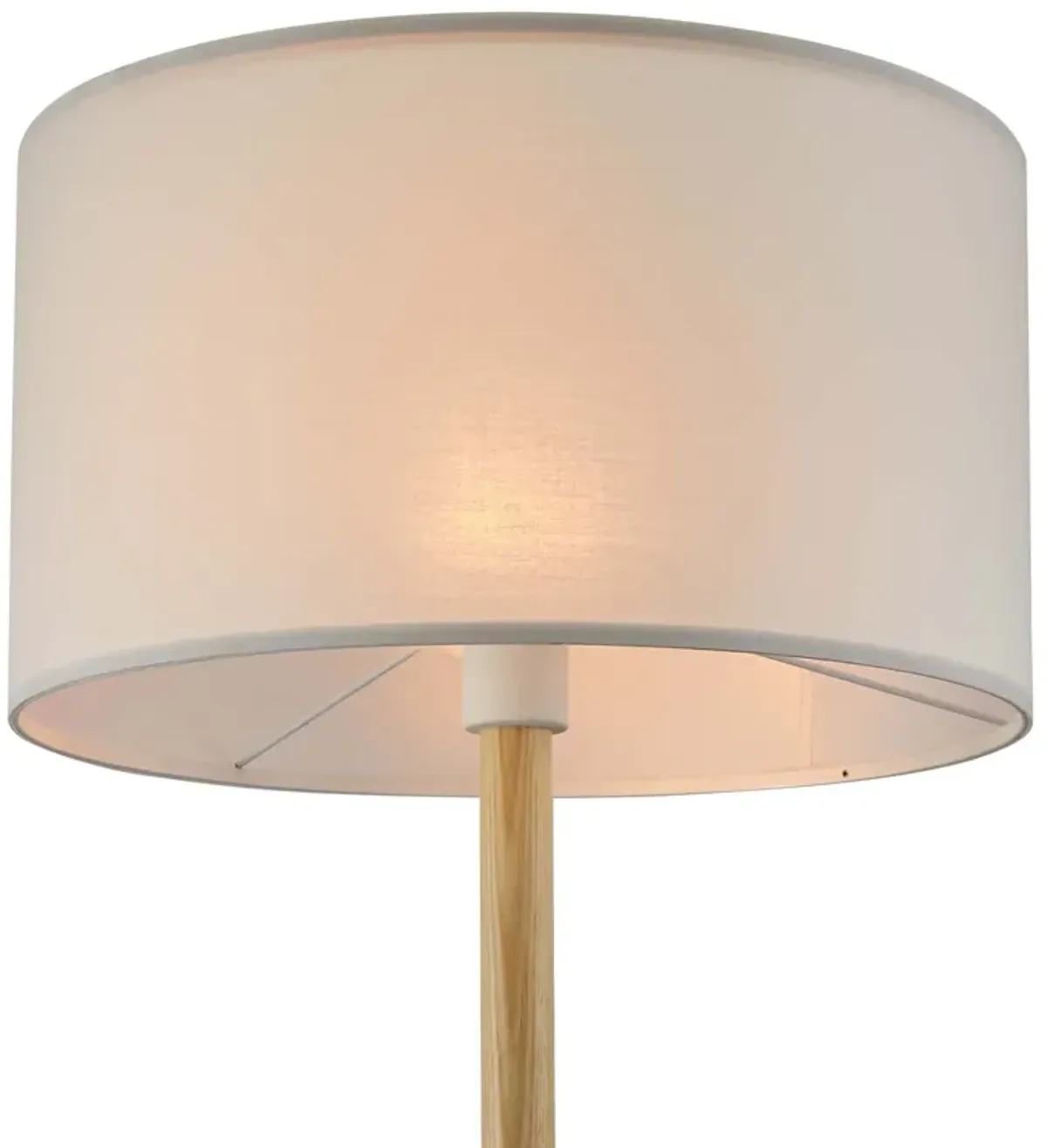 Natalie Tripod Floor Lamp by Modway White Natural