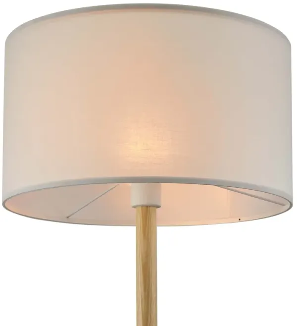Natalie Tripod Floor Lamp by Modway White Natural