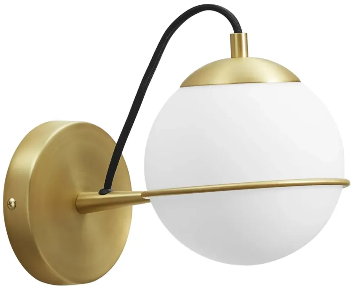 Hanna Hardwire Wall Sconce by Modway Opal Gold